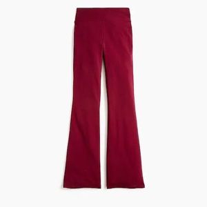 NWT J Crew full length leggings maroon size medium